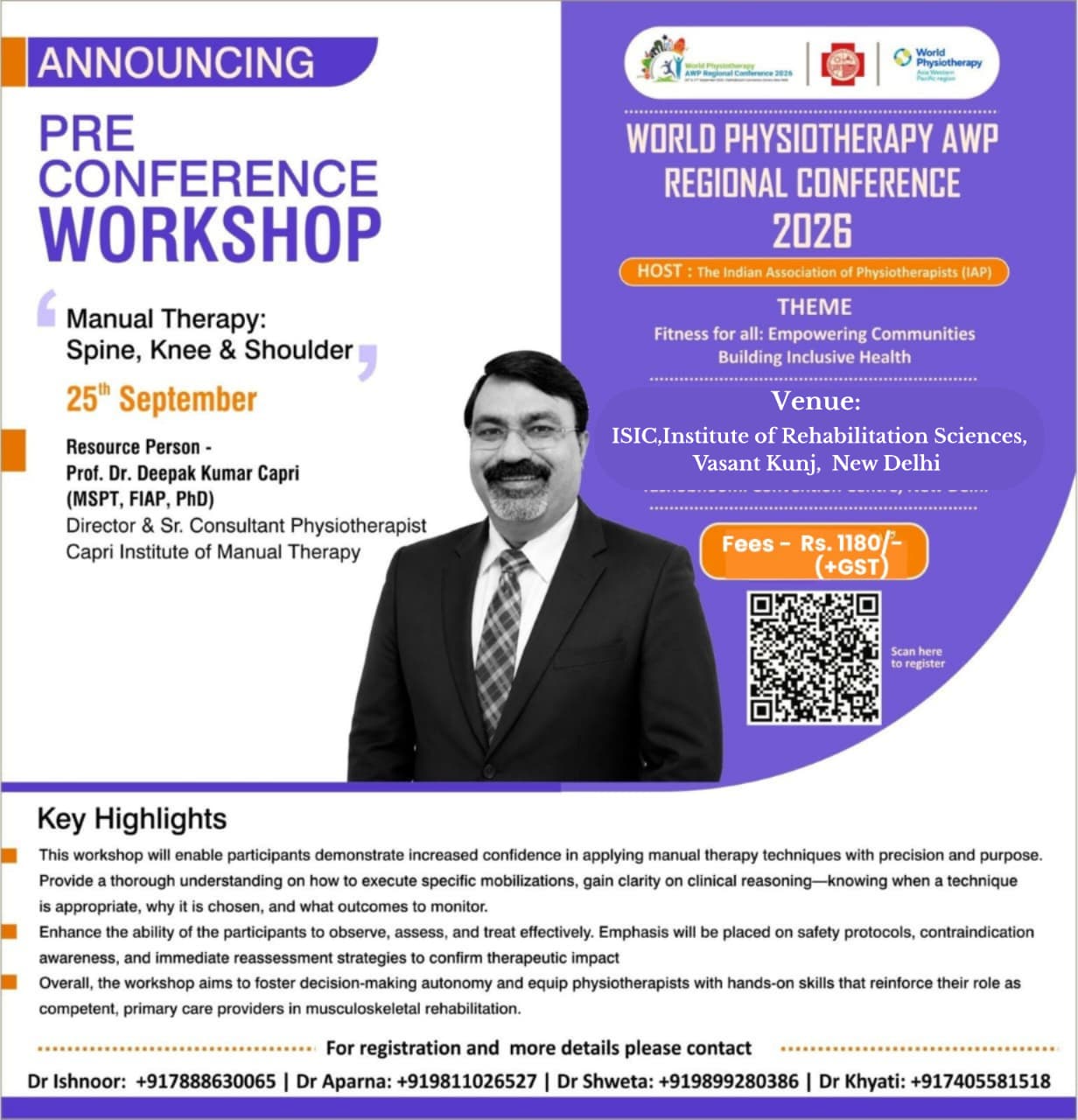Pre Conference Workshop 1